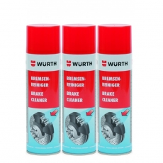 Wurth Limpiador de Frenos 500 ml - Pack de 3 Unidades | Limpieza Tcnica Rpida de Pastillas, Discos y Superficies Metlicas | Uso Particular y Profesional Automocin
