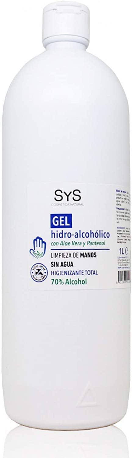 Gel Hidroalcoholico con Aloe Vera | 1 unidad de 1000 ml | Contiene un 70% de alcohol | Higienizante Total
