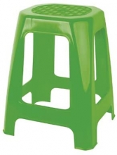 Taburete Rectangular Alto, Multiuso, 46 x 29 x 26 cm, VERDE   Juypal 335