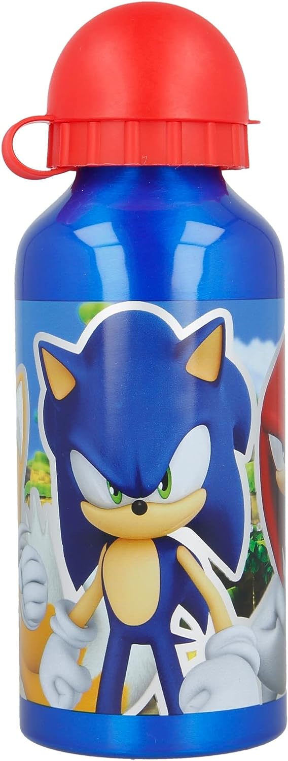 Botella de aluminio para niños - cantimplora infantil - botella de agua  reutilizable de 400 ml de Sonic