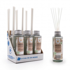 La Casa de los Aromas - Ambientador Mikado Aroma Marsella - Set Difusor Lquido para Reposicin con Varillas - Fragancia Duradera - Ideal para el Hogar, Bao, Casa - 6 x 100 ml