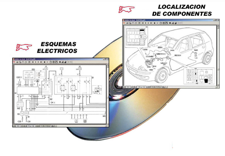 MANUAL DE TALLER ELECTRICIDAD CITROEN C2 gas y diesel + CD ROM  E41