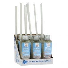La Casa de los Aromas - Ambientador Mikado A Jazmn - Set Difusor Lquido para Reposicin con Varillas