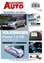 MANUAL DE TALLER ELECTRICO VOLKSWAGEN PASSAT 1.9 TDi DESDE 05/2000 + CD ROM EAV23