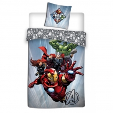 Funda Nrdica Avengers 140 x 200 cm y una Funda de Almohada de 63 x 63 cm