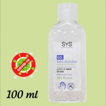 GEL HIDROALCOHOLICO CON ALOE VERA Y PANTENOL 100 ML SYS