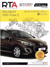 MANUAL DE TALLER Y MECANICA PEUGEOT 308  FASE 2 1.6 HDI 112-115CV R253