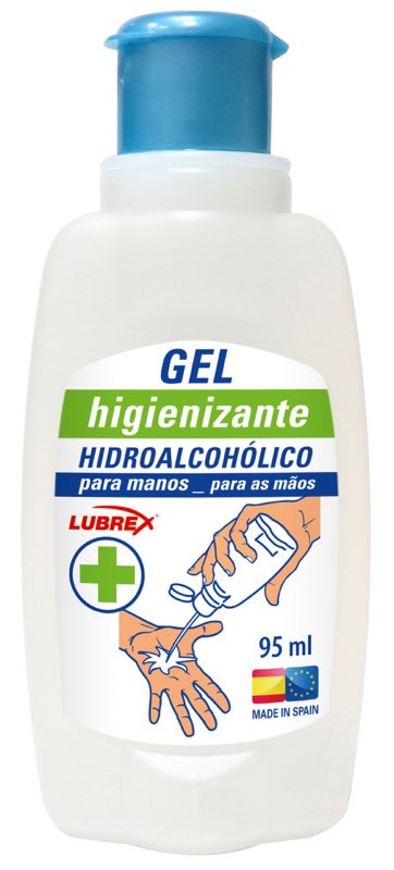 GEL HIDROALCOHOLICO  Higienizante  95ml para manos y 75% de alcohol 1 unidad